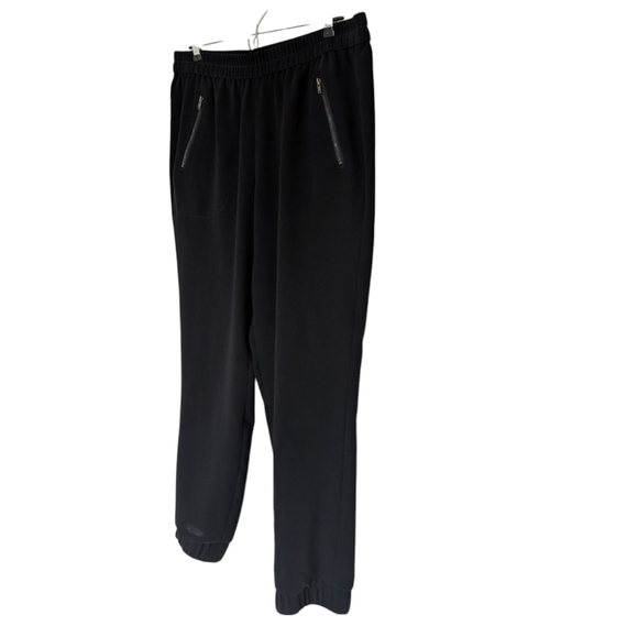 J. Crew Turner Pant Women's 8 Effortless Staple Pull-on Black Pockets Cuffed Hem - Picture 4 of 12